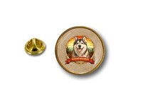 Pins pin's badge rond  chien