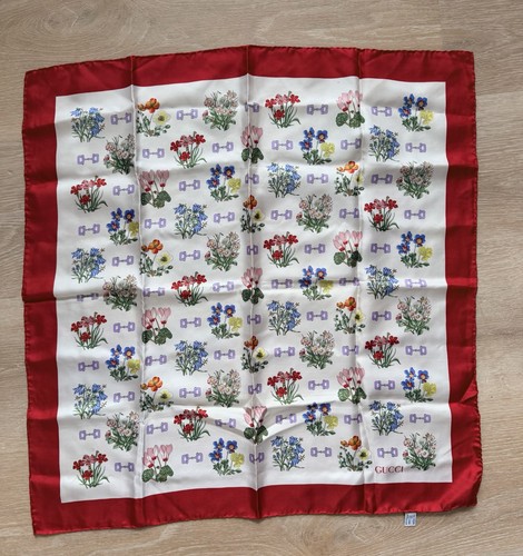 Vtg gucci flora silk - vtg,