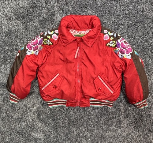 Vtg y2k oilily girls red - y2k,