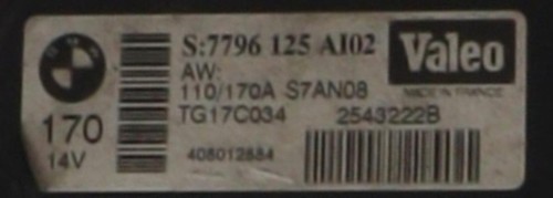 Alternateur bmw e70 phase - alternateur, x5