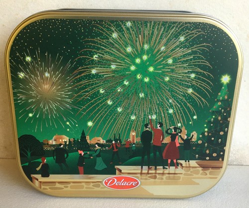 Boite tôle delacre festive - en,