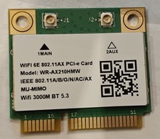 Carte Wifi 6E 802.11AX