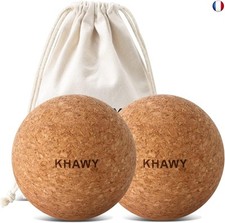 Boule de Massage en Liège, Boules de Liège Pour la Thérapie des Points de Dé