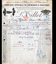 VRIGNE-AUX-BOIS (08) FACTORY FOUNDRY & IRONWORK / CREMONES ""L. TILLET"" in 1911