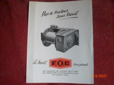 OLD ADVERTISING BROCHURE WINCH F-O-C / AGRICULTURAL TRACTOR