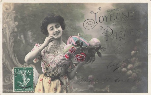 Paques femme elegante - paques,