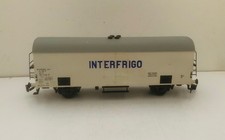 LIMA - Éch. 0/O - WAGON COUVERT A ESSIEUX  "INTERFRIGO"