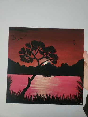Tableau peinture acrylique - peinture, sur