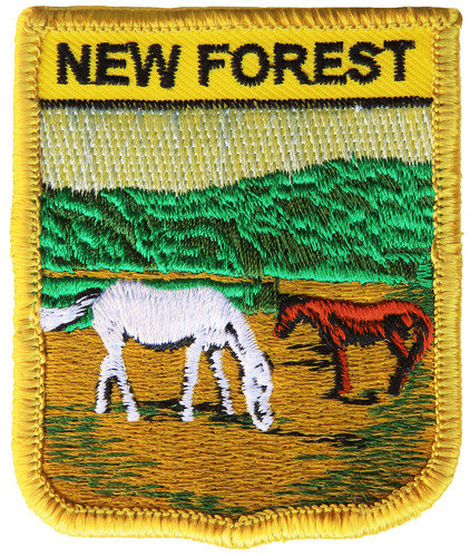 écusson brodé new forest - brodé,