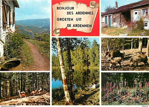 Carte postale belgique - carte,