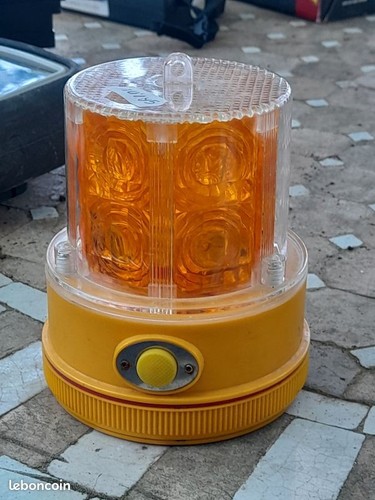 Gyrophare magnétique piles - magnétique,
