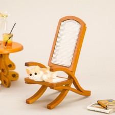 Chaise En Bois et Rotin pour