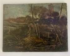 Tableau ancien huile sur Bois