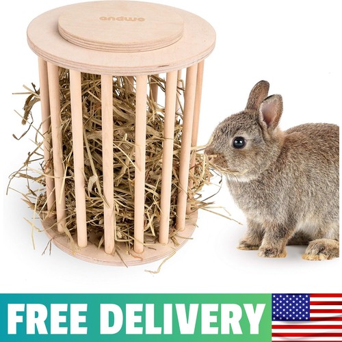 Hay feeder less wasted wooden - feeder,