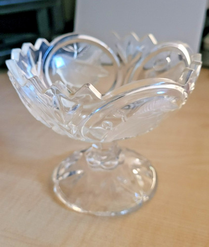 Compotier sur pied cristal - sur,