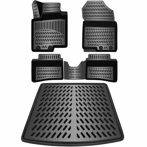 Set tapis caoutchouc bac - 3d,