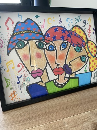 Tableau peinture contemporain