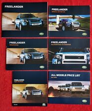 2003 LAND ROVER FREELANDER 6 PIECE SALES PACK FOLDER MINT