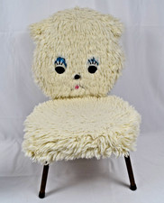 VINTAGE 1970s MOUMOUTE KIDS CHAIR EYES NOSE MOUTH EARS
