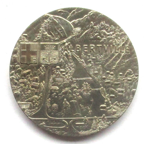 Medal olympics albertville - medal, 92