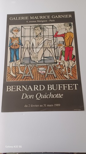 Affiche expo originale - affiche, bernard