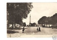 CPA 44 NANTES - LE COURS ST-PIERRE ET COLUMN LOUIS XVI