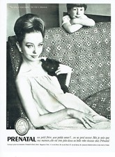 Publicité Advertising 108  1963   vetements grossesse Prénatal              chat