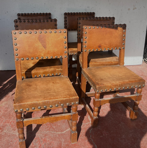 Suite six chaises style - suite, de