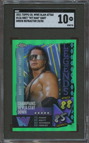 Bret hit man - 2021, topps