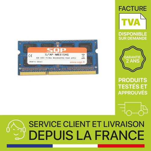 Ram sodimm 4go - ddr3, 1066mhz