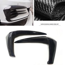 For 2018-2021 VW Golf GTI MK7.5 Carbon Fibre Front Fog Lamp Eyelid Cover Trim