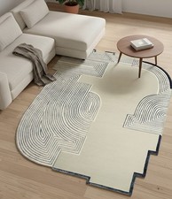 Tapis moderne de forme