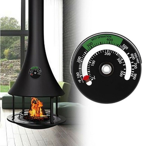 Poêle cheminée thermomètre - poêle,