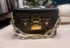 Louis Vuitton Coussin Chain Strap Monogram Gold Women's