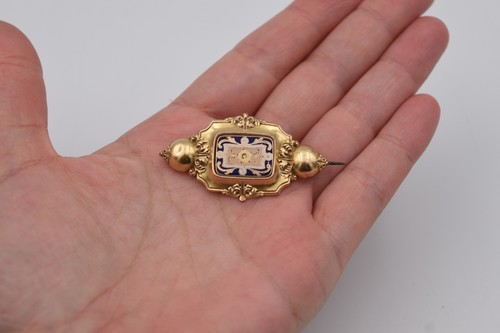 Ancienne broche pomponne à - en,