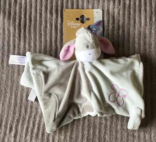 Doudou bourriquet gris rose - gris,