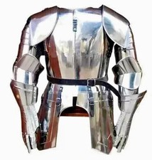Costume d'armure médiéval portable demi-costume de chevalier armure larp cost...