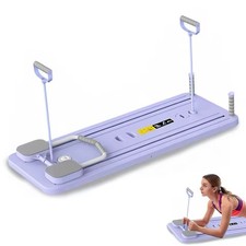 Planche Pilates Reformer Abdos avec Rebond Automatique & Minuterie - Fitness