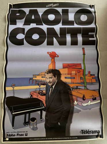 Affiche originale concert - originale, de