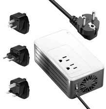 1200W Universal Travel Adapter Converter Step-Down 220V to 110V, Only 2 lbs