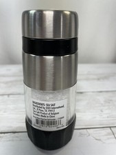 OXO Good Grips "Accent" Mess-Free Sea Salt Grinder - Stainless Steel -New w/Tags