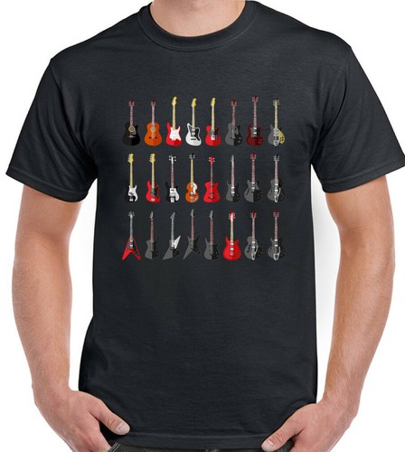 Guitare shirt électrique - guitare, t-shirt