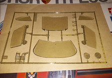 TAMIYA 1/12 PORSCHE 934 RSR PARTS PIECES IN CLUSTER "D" GLAZING including BREEZE SHUTTER