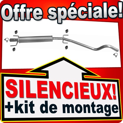 Silencieux intermédiaire pour - silencieux,