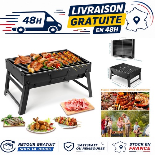 Barbecue portable charbon uten - charbon,