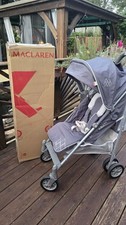 Maclaren Techno Arc Stroller, lightweight Silver w/ Rain Cover Lightly used i