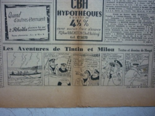 Tintin journal soir num - tintin, le