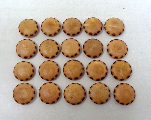 Lot boutons anciens bois - anciens,