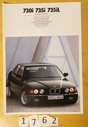 Bmw e32 730i 735i 735il - bmw,
