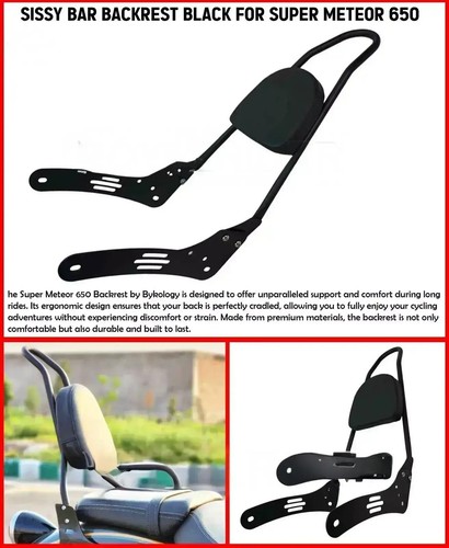 Dossier sissy bar noir - "sissy, noir"
